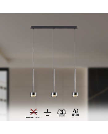 TONIC * COLGANTE 3L LINEA - GX53 - CROMO